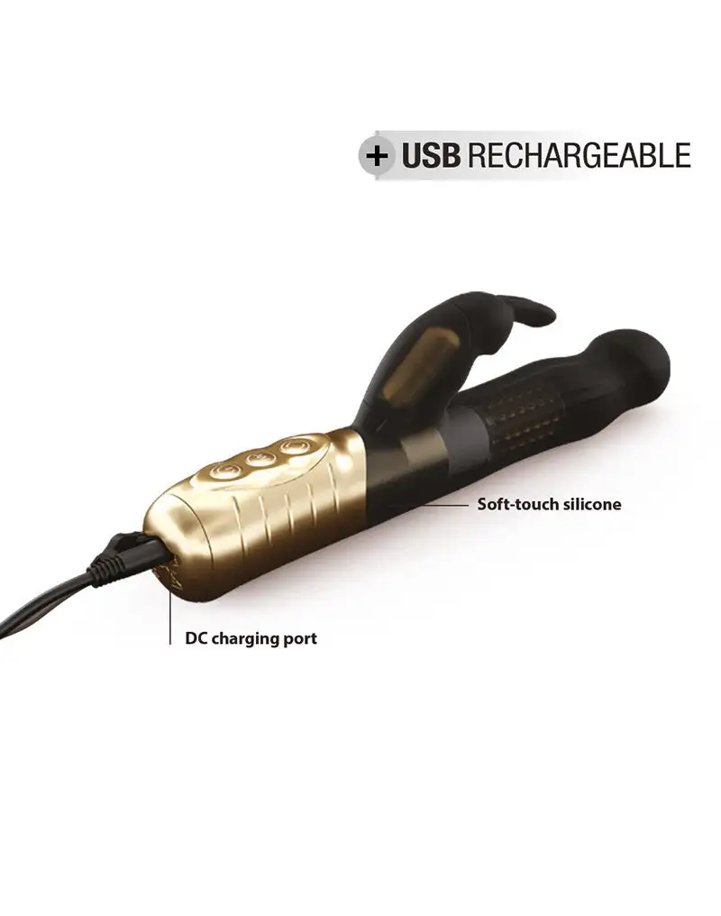 Dorcel - Baby 2.0 Tarzan Vibrator - Zwart/Goud 8 Dorcel - Baby 2.0 Tarzan Vibrator - Zwart/Goud - Afbeelding 8