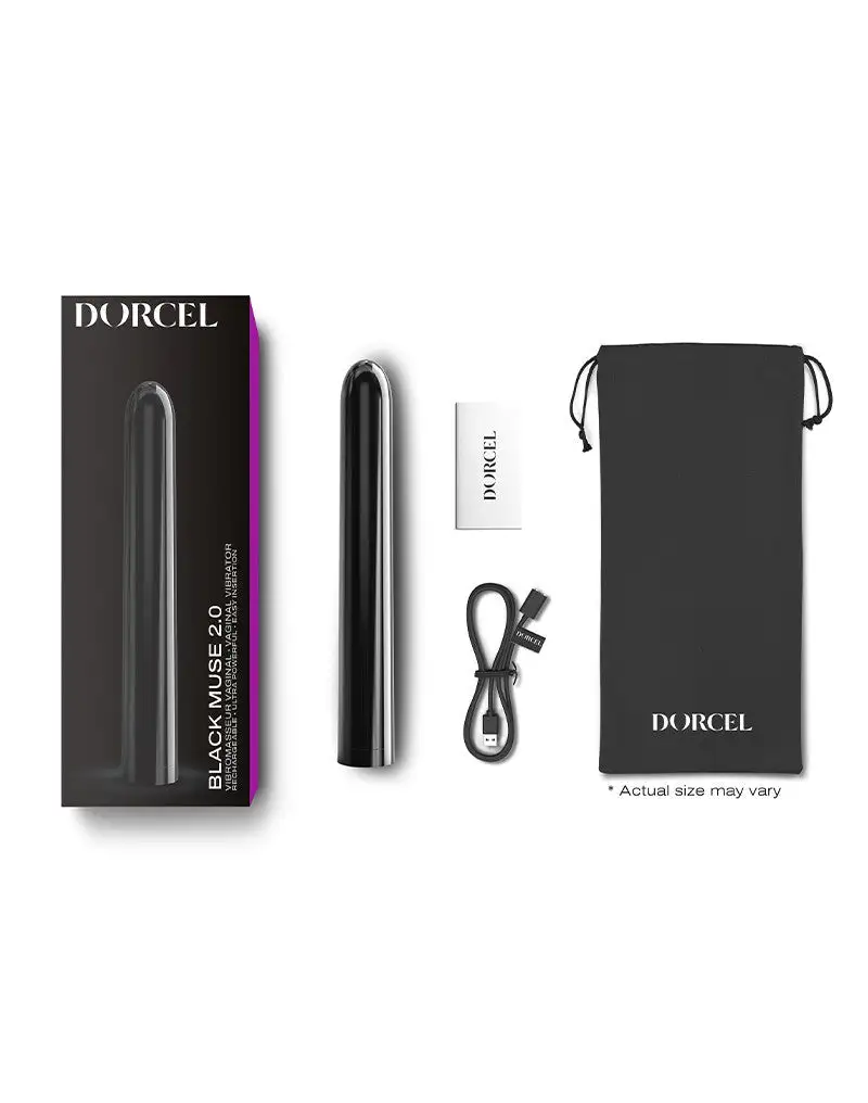 Dorcel - Black Muse 2.0 Bullet Vibrator - Zwart 2 Dorcel - Black Muse 2.0 Bullet Vibrator - Zwart - Afbeelding 2