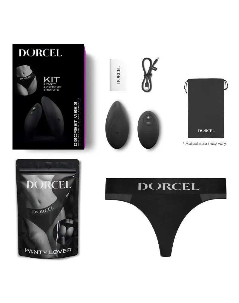 Dorcel - Discreet VIBE Vibrerend Slipje Met Panty Vibrator Met Afstandsbediening - Zwart 7 Dorcel - Discreet VIBE Vibrerend Slipje Met Panty Vibrator Met Afstandsbediening - Zwart - Afbeelding 7