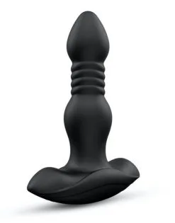 Dorcel - Deep Stormer Stotende Buttplug Met Afstandsbediening - Zwart