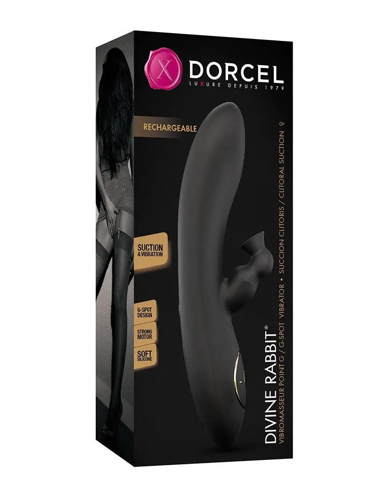 Dorcel - Divine Rabbit Sucker G-spot En Clitoris Vibrator Met Zuiggedeelte 11 Dorcel - Divine Rabbit Sucker G-spot En Clitoris Vibrator Met Zuiggedeelte - Afbeelding 11