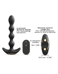 Dorcel - FLEXI BALLS Anale Vibrator Met Afstandsbediening - Zwart -Sex Toys winkel Dorcel FLEXI BALLS Anale Vibrator met Afstandsbediening zwart 8