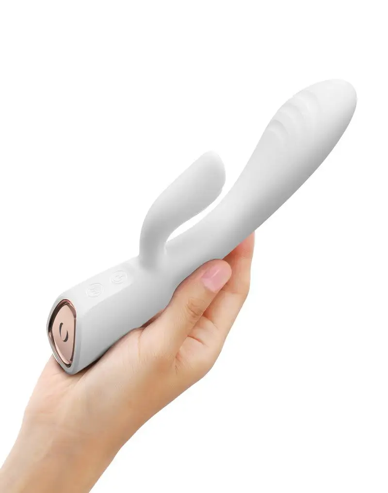 Dorcel - FLEXI RABBIT Verwarmde Tarzan Vibrator - Wit 4 Dorcel - FLEXI RABBIT Verwarmde Tarzan Vibrator - Wit - Afbeelding 4