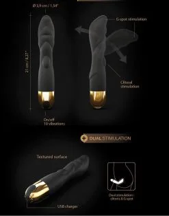 Dorcel - G-spot Vibrator Flexi & Joy - Zwart -Sex Toys winkel Dorcel G spot Vibrator Flexi Joy zwart 5