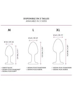 Dorcel - Geisha Buttplug Diamond Met Bewegend Metalen Gewichtje 7 Dorcel - Geisha Buttplug Diamond Met Bewegend Metalen Gewichtje -Sex Toys winkel Dorcel Geisha Buttplug Diamond met bewegend metalen gewichtje 4