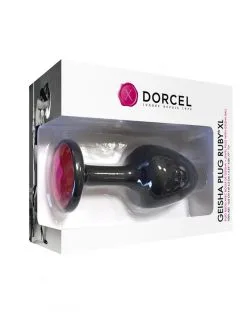 Dorcel - Geisha Buttplug Met Bewegende Metalen Balletjes En Paars Kristal - Maat L -Sex Toys winkel Dorcel Geisha Buttplug met bewegende metalen balletjes en paars kristal Maat L 4
