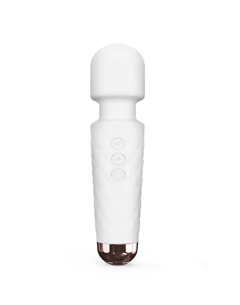 Dorcel - Mini Wanderful - Mini Wand Vibrator - Wit 1 Dorcel - Mini Wanderful - Mini Wand Vibrator - Wit