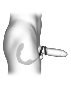 Dorcel - P-Ring Perineum Stimulator - Zwart -Sex Toys winkel Dorcel P Ring Perineum Stimulator zwart 3