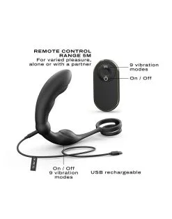 Dorcel - P-Ring Perineum Stimulator - Zwart -Sex Toys winkel Dorcel P Ring Perineum Stimulator zwart 6