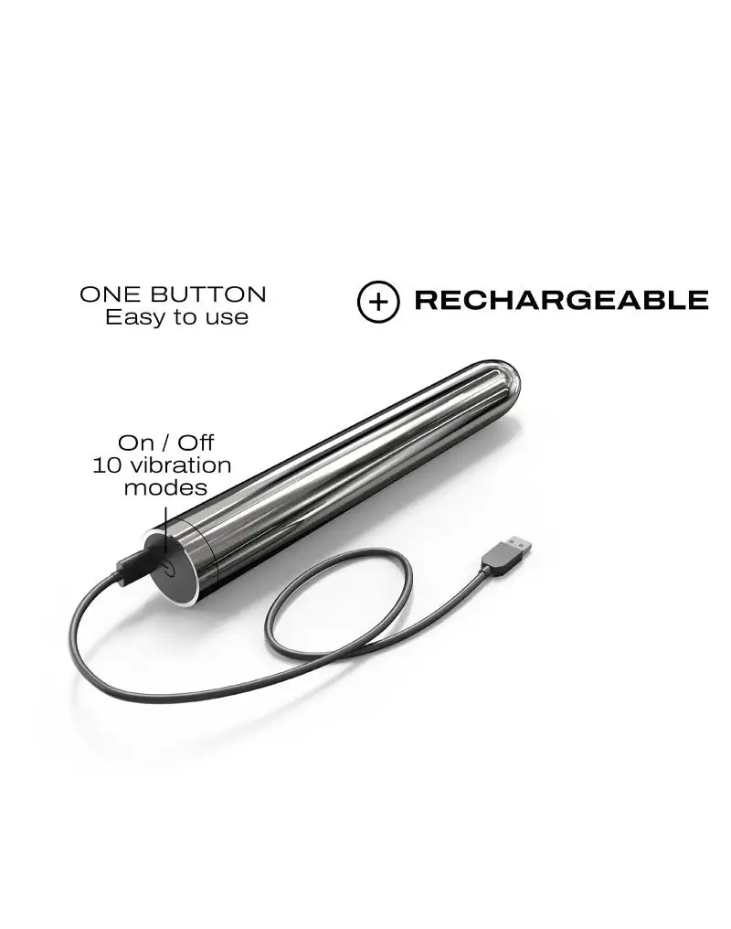 Dorcel - Silver Star 2.0 Bullet Vibrator - Zilver 3 Dorcel - Silver Star 2.0 Bullet Vibrator - Zilver - Afbeelding 3