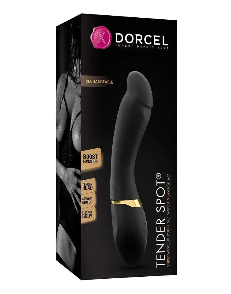Dorcel - Tenderspot Flexibele G-spot Vibrator - Zwart 3 Dorcel - Tenderspot Flexibele G-spot Vibrator - Zwart - Afbeelding 3