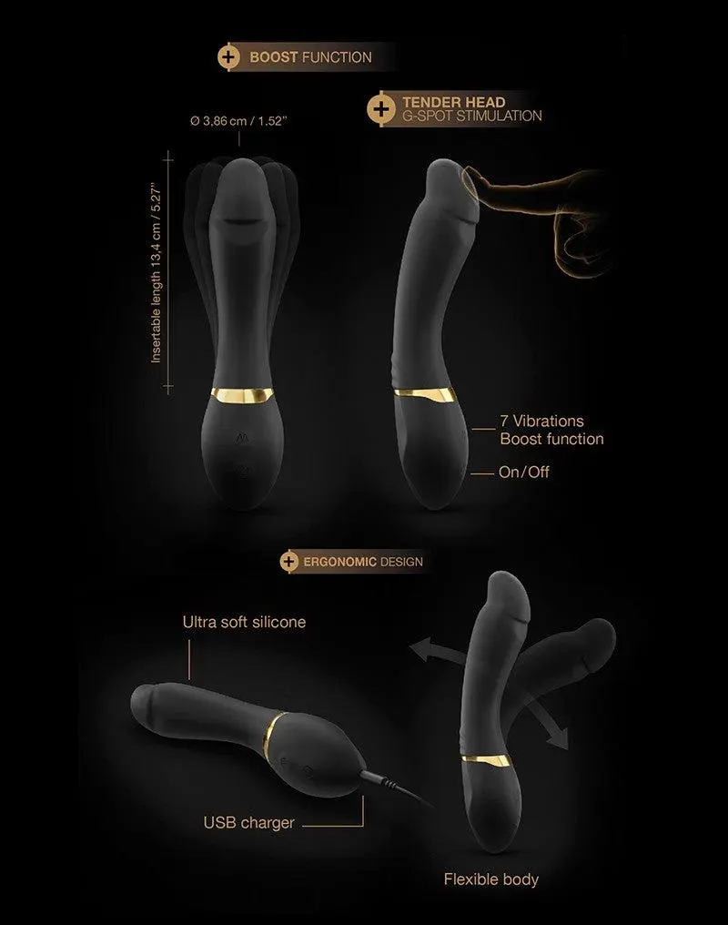 Dorcel - Tenderspot Flexibele G-spot Vibrator - Zwart 7 Dorcel - Tenderspot Flexibele G-spot Vibrator - Zwart - Afbeelding 7