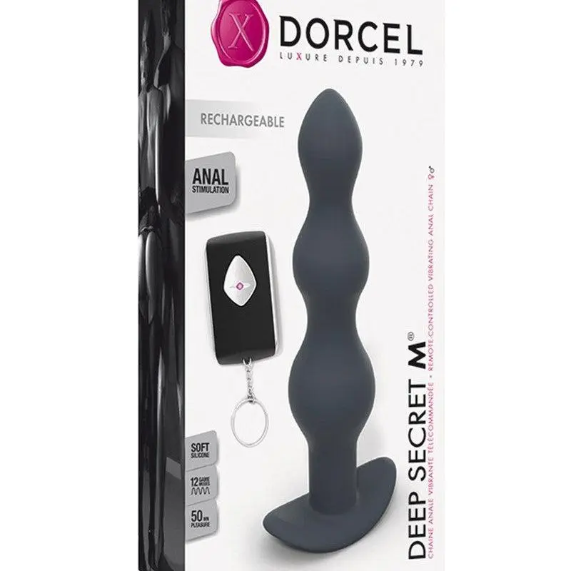 Dorcel - Vibrerende Buttplug Met Afstandsbediening Deep Secret M 2 Dorcel - Vibrerende Buttplug Met Afstandsbediening Deep Secret M - Afbeelding 2