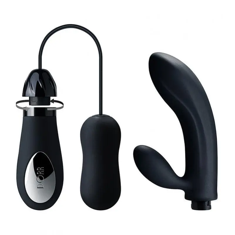 Dorr - Fulfilled Vibrerend Eitje En G-spot Opzetstuk - Zwart 1 Dorr - Fulfilled Vibrerend Eitje En G-spot Opzetstuk - Zwart