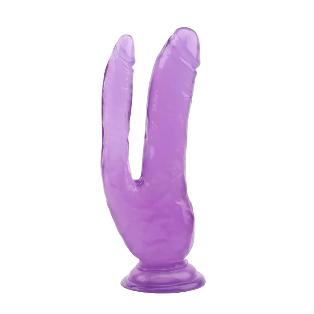 CHISA Dubbele Dildo 20 Cm - Paars 1 CHISA Dubbele Dildo 20 Cm - Paars