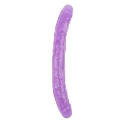 CHISA Dubbele Dildo 32,5 Cm - Paars -Sex Toys winkel Dubbele dildo 325 cm paars 4