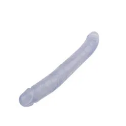 CHISA Dubbele Dildo 32,5 Cm - Transparant -Sex Toys winkel Dubbele dildo 325 cm transparant 3