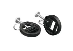 Kiotos Leather Duivelse Tepelklemmen - Zwart