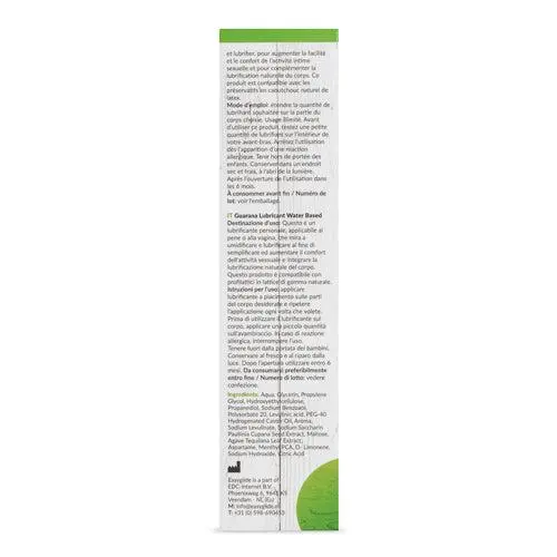 EasyGlide - Glijmiddel Op Waterbasis Energy Guarana 5 EasyGlide - Glijmiddel Op Waterbasis Energy Guarana - Afbeelding 5
