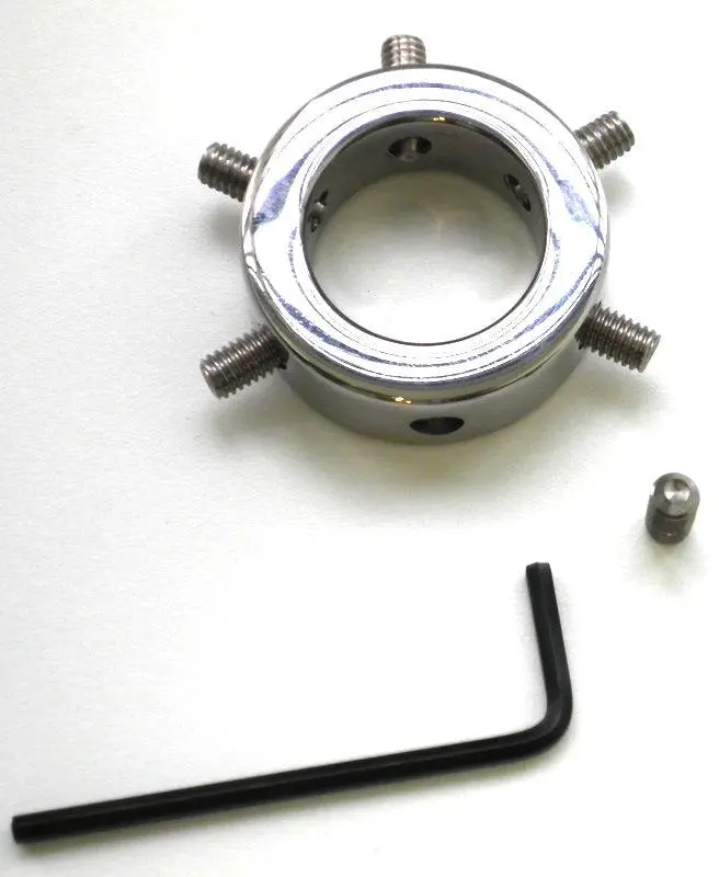 Kiotos Steel Eikelring RVS Met Spikes - 35 Mm 4 Kiotos Steel Eikelring RVS Met Spikes - 35 Mm - Afbeelding 4