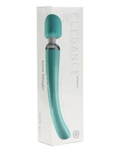 Love Magic Elegance Wand Vibrator Oplaadbaar - Turquoise 6 Love Magic Elegance Wand Vibrator Oplaadbaar - Turquoise -Sex Toys winkel Elegance Wand Vibrator oplaadbaar turquoise 3