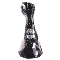 Dark Crystal Fisting Dildo Met Extra Zware Voet 38 X 10,9 Cm - Zwart -Sex Toys winkel Fisting Dildo met extra zware voet 38 x 109 cm zwart 5