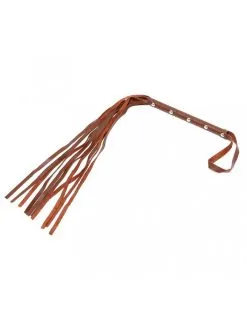 Rimba Bondage Play Flogger Zweep 62 Cm - Bruin