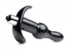 Frisky - Bubbling Vibrerende Anaalplug Met Ribbels - Zwart -Sex Toys winkel Frisky Bubbling Vibrerende Anaalplug Met Ribbels zwart 3