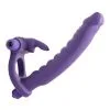 Frisky - Double Delight Dubbele Penetratie Dildo Met Vibrerende Cockring