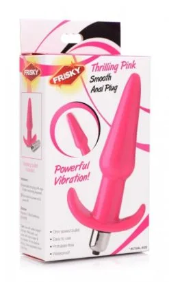 Frisky - Smooth Vibrerende Buttplug - Roze 7 Frisky - Smooth Vibrerende Buttplug - Roze -Sex Toys winkel Frisky Smooth Vibrerende Buttplug roze 4