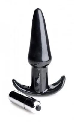 Frisky - Smooth Vibrerende Buttplug - Zwart -Sex Toys winkel Frisky Smooth Vibrerende Buttplug zwart 3