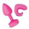 G-Vibe - G-kit Met Gring Vinger Vibrator En Gplug Vibrerende Buttplug - Roze