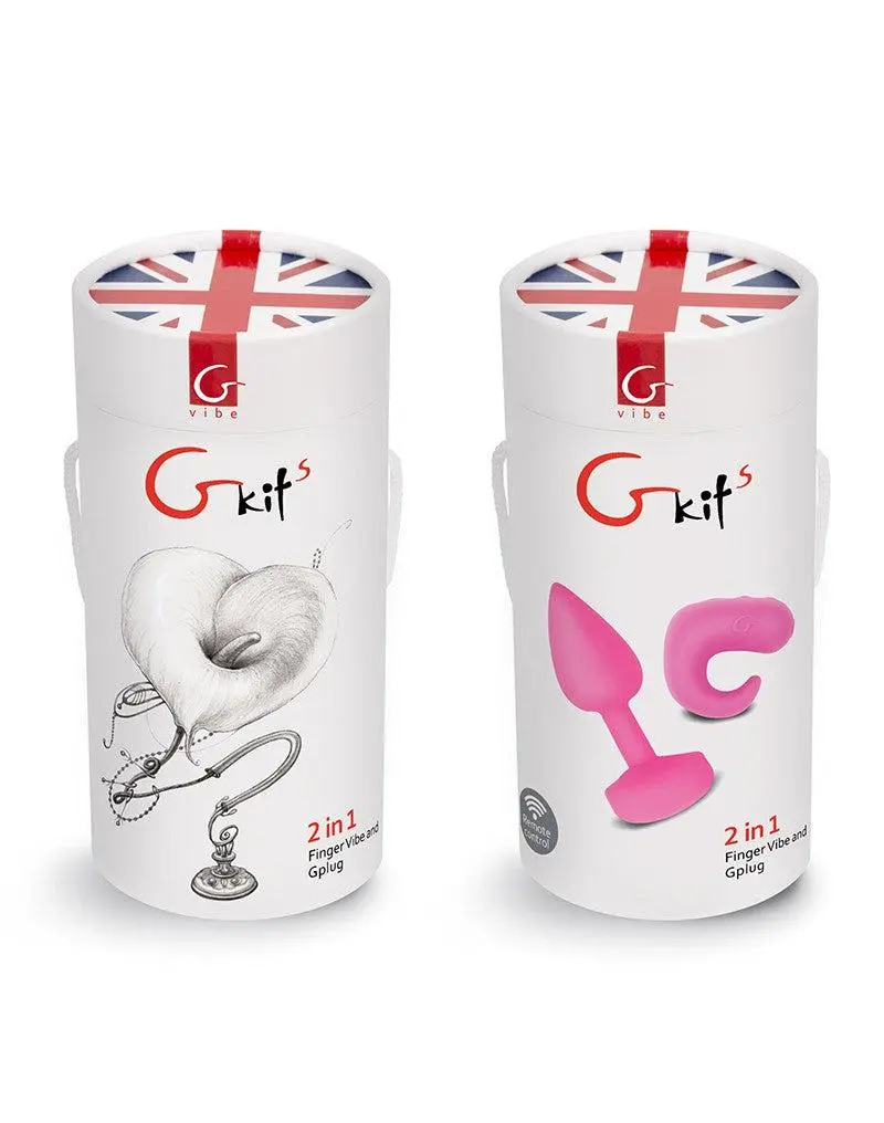 G-Vibe - G-kit Met Gring Vinger Vibrator En Gplug Vibrerende Buttplug - Roze 2 G-Vibe - G-kit Met Gring Vinger Vibrator En Gplug Vibrerende Buttplug - Roze - Afbeelding 2