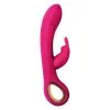 Lang Loys G-spot Vibrator Met Clitoris Stimulator - Roze