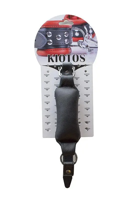 Kiotos Leather Gag Me - Gag Zwart 2 Kiotos Leather Gag Me - Gag Zwart - Afbeelding 2
