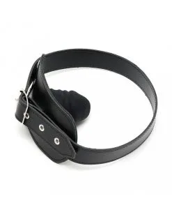 Rimba Bondage Play Gag Met Latex Dildo Aan Binnenkant