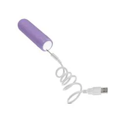 Gaia Eco Oplaadbare Bullet Vibrator - Lila -Sex Toys winkel Gaia Eco Oplaadbare Bullet Vibrator lila 3