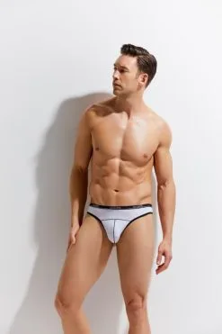 Gauvine - String Met Elastieken Band - Wit