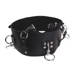 Kiotos Leather Gedwongen Orgasme Riem Voor Wand Vibrators -Sex Toys winkel Gedwongen Orgasme Riem voor Wand Vibrators 3