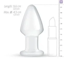 Gildo - Glazen Buttplug No. 25 9,5 X 4,6 Cm - Transparant -Sex Toys winkel Gildo Glazen Buttplug No 25 95 x 46 cm Transparant 3