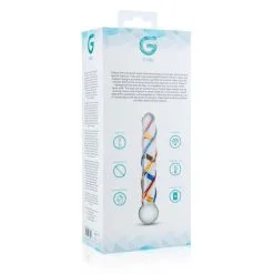 Gildo - Glazen Dildo No. 10 Met Gekleurde Linten - Transparant 9 Gildo - Glazen Dildo No. 10 Met Gekleurde Linten - Transparant -Sex Toys winkel Gildo Glazen Dildo No 10 Met gekleurde linten Transparant 4