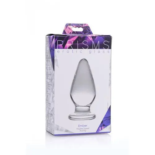 Prisms Erotic Glass Glazen Buttplug Ember 4 Prisms Erotic Glass Glazen Buttplug Ember - Afbeelding 4