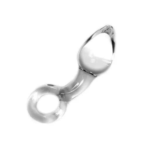 Kiotos Glass Glazen Buttplug Met Ring -Sex Toys winkel Glazen Buttplug met ring