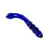 Kiotos Glass Glazen Dildo Blue Curve - Blauw