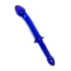 Kiotos Glass Glazen Dildo Blue Double