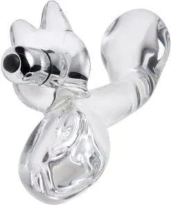 O-products Glazen Rabbit Vibrator Damaru -Sex Toys winkel Glazen Rabbit Vibrator Damaru 3