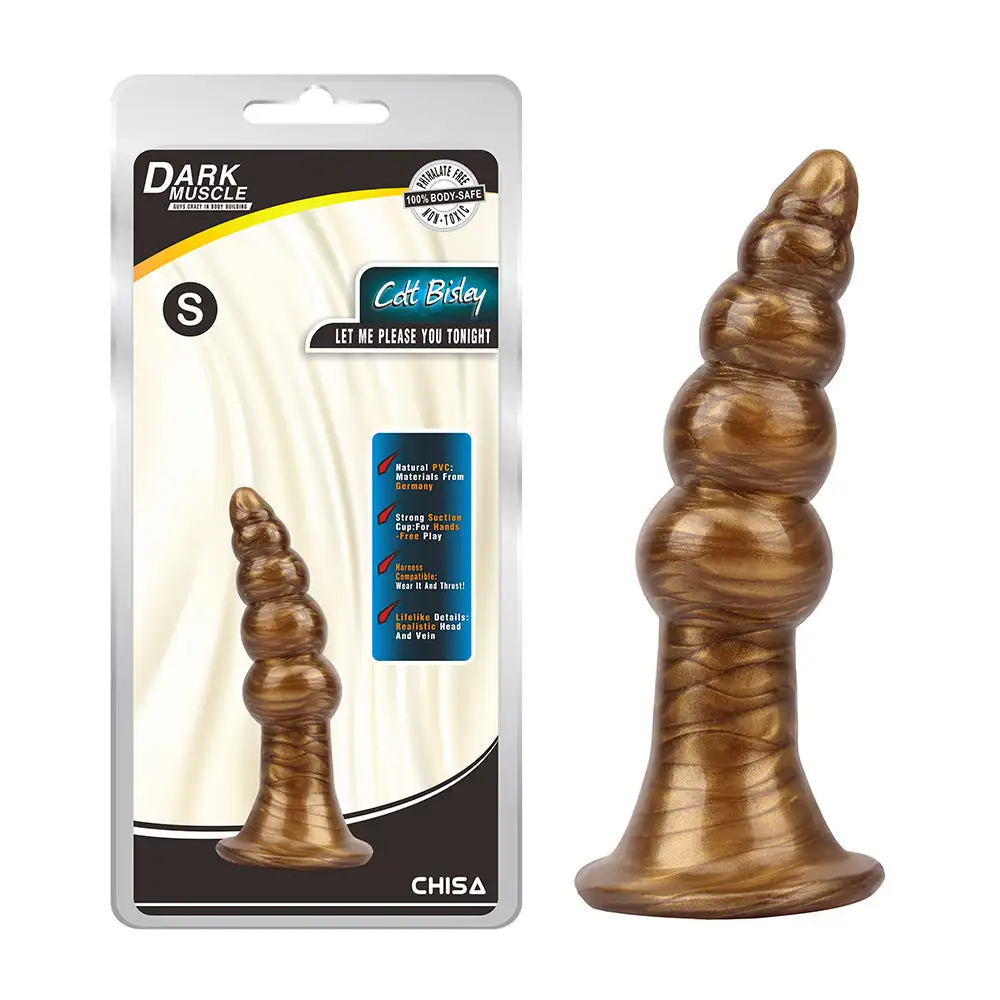 CHISA Gold Gouden Buttplug Colt Bisley - Goud 6 CHISA Gold Gouden Buttplug Colt Bisley - Goud - Afbeelding 6