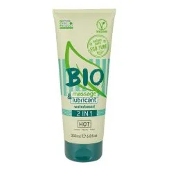 HOT BIO 2 In 1 Waterbasis Glijmiddel En Massagegel