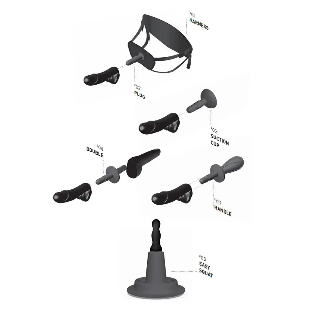 HUNG System - Buttplug Bumfun 23 Cm - Zwart 3 HUNG System - Buttplug Bumfun 23 Cm - Zwart - Afbeelding 3