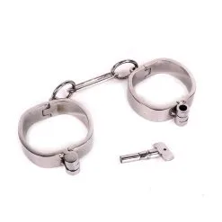 Kiotos Steel Handboeien RVS Met Magnetisch Slot -Sex Toys winkel Handboeien RVS met magnetisch slot 4